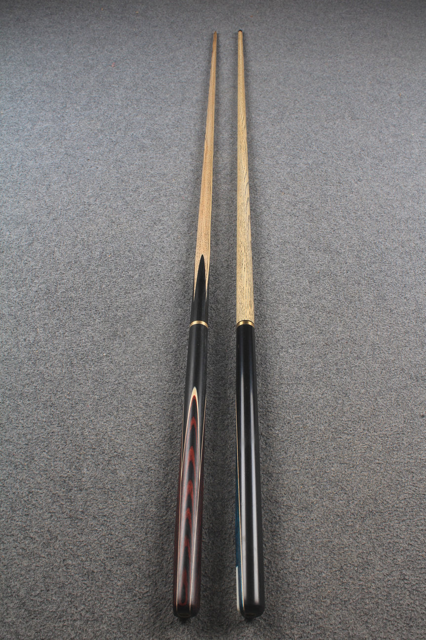 3/4 ASH english pool cue + break cue + case # 8820