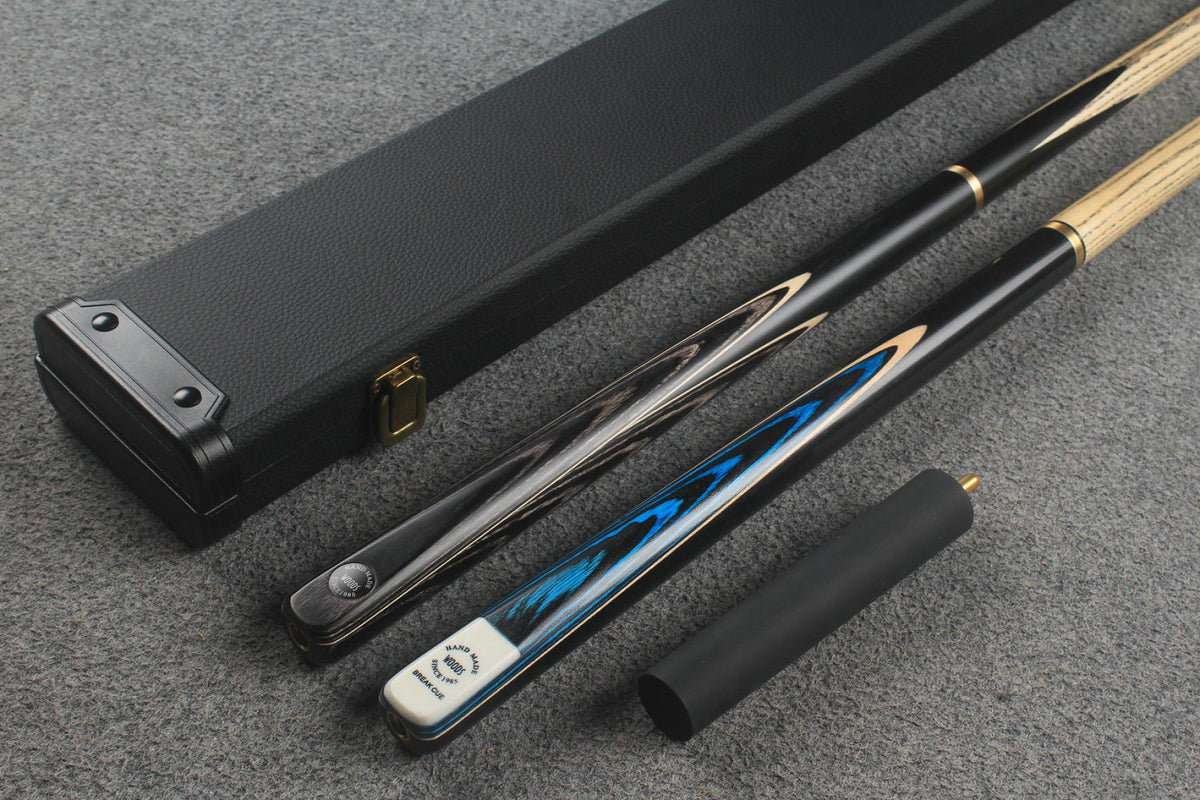 3/4 ASH english pool cue + break cue + case # 8823