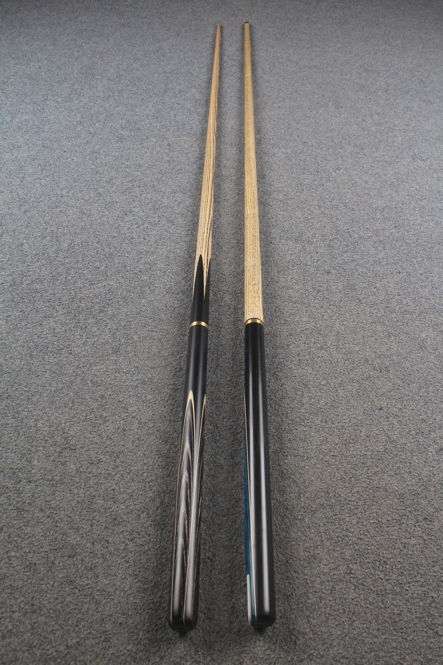 3/4 ASH english pool cue + break cue + case # 8823
