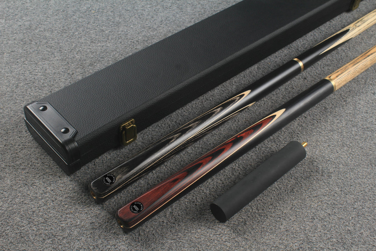 3/4 ASH english pool cue + break cue + case # 8827