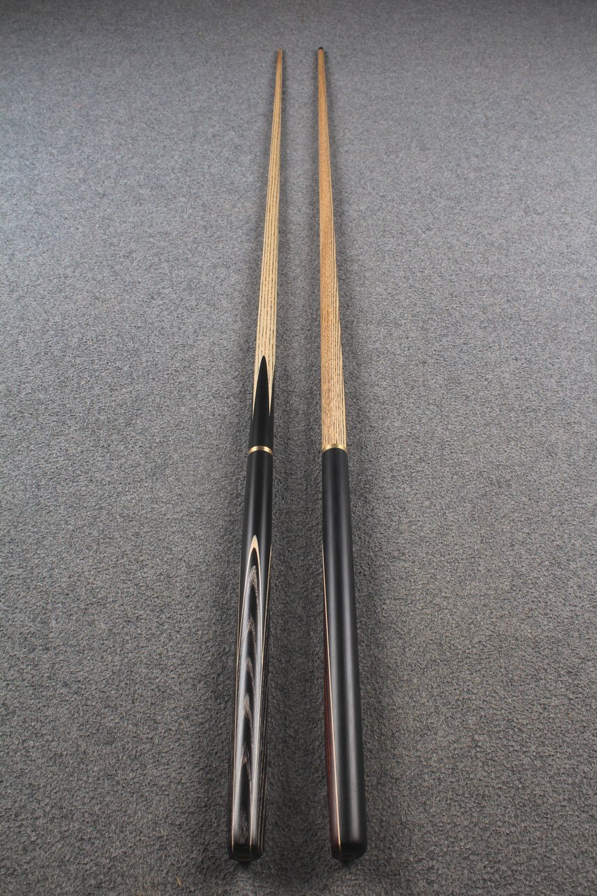 3/4 ASH english pool cue + break cue + case # 8827