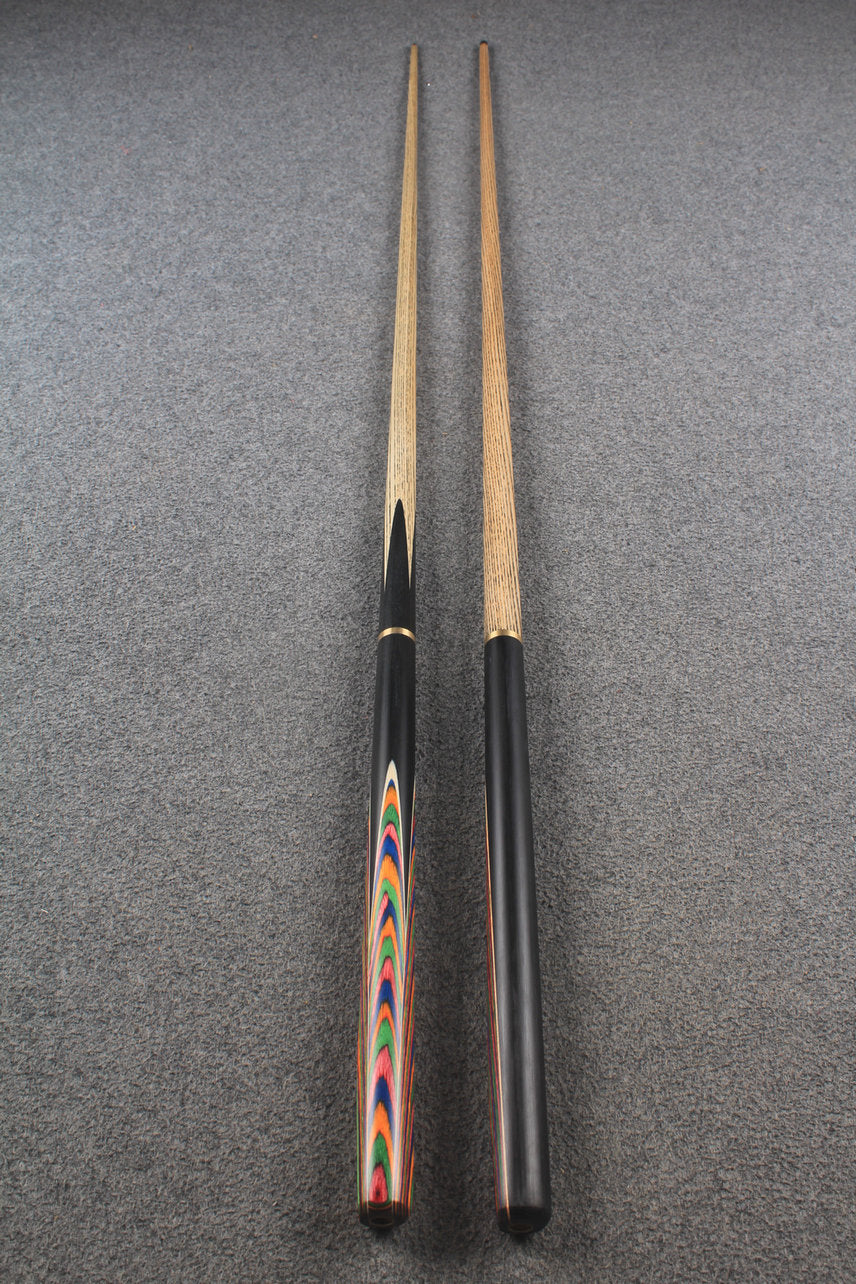3/4 ASH english pool cue + break cue + case # 8828