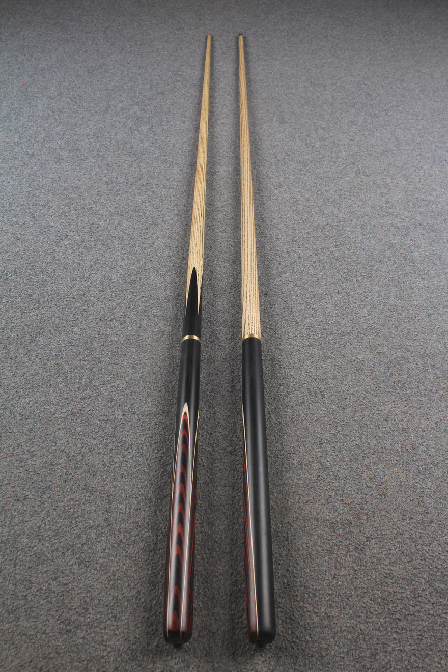 3/4 ASH english pool cue + break cue + case # 8829