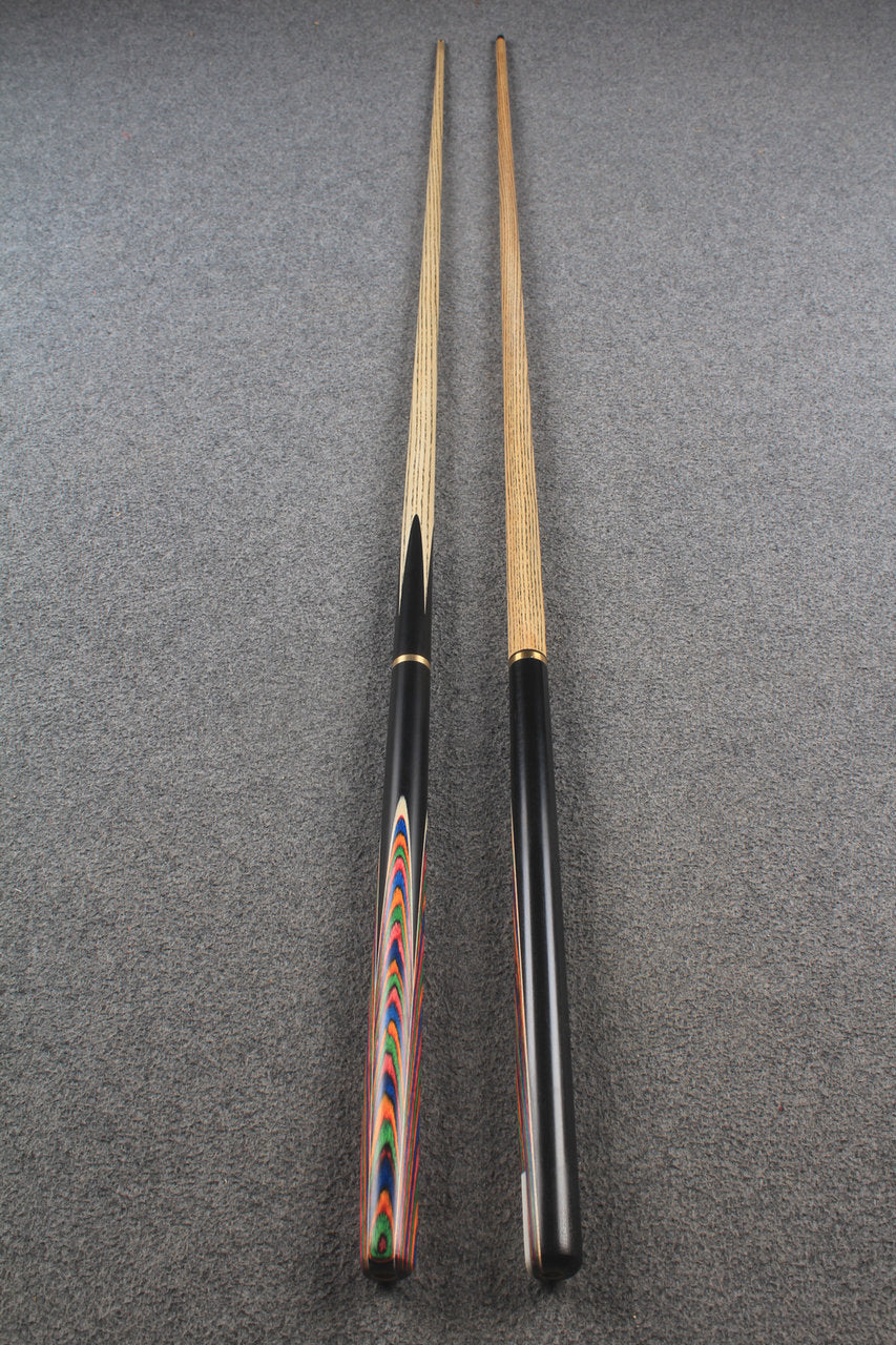 3/4 ASH english pool cue + break cue + case # 8830