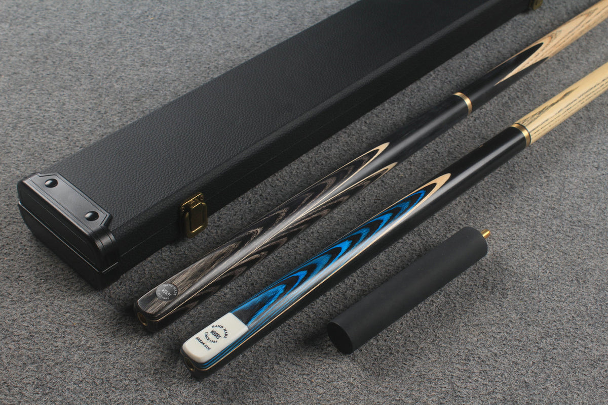 3/4 ASH english pool cue + break cue + case # 8831