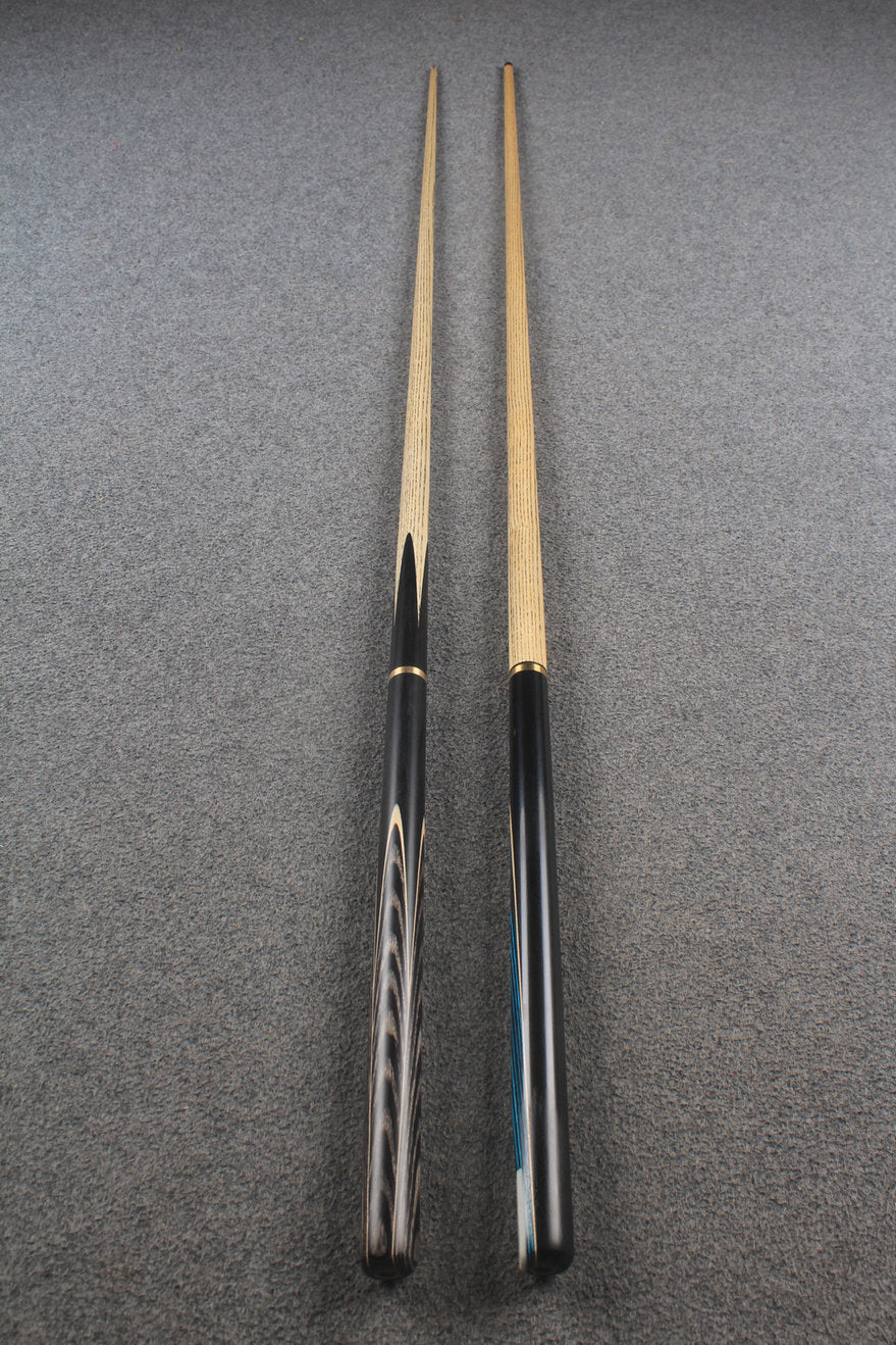 3/4 ASH english pool cue + break cue + case # 8833