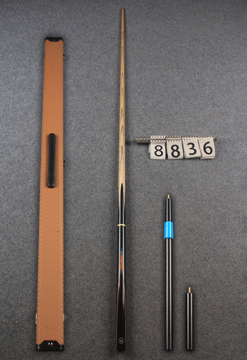 3/4 ash snooker cue #8836 WOODS CUES