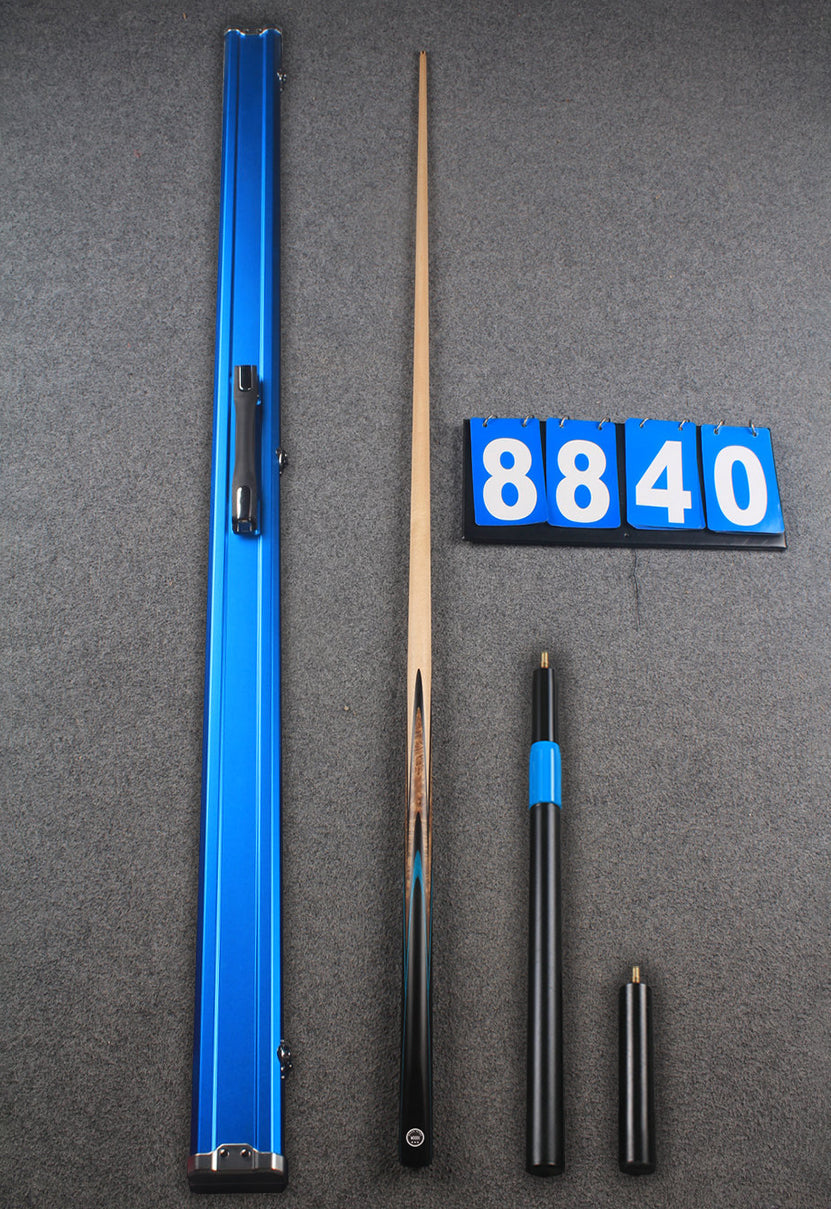 ★★★  1 piece maple snooker cue # 8840 WOODS CUES