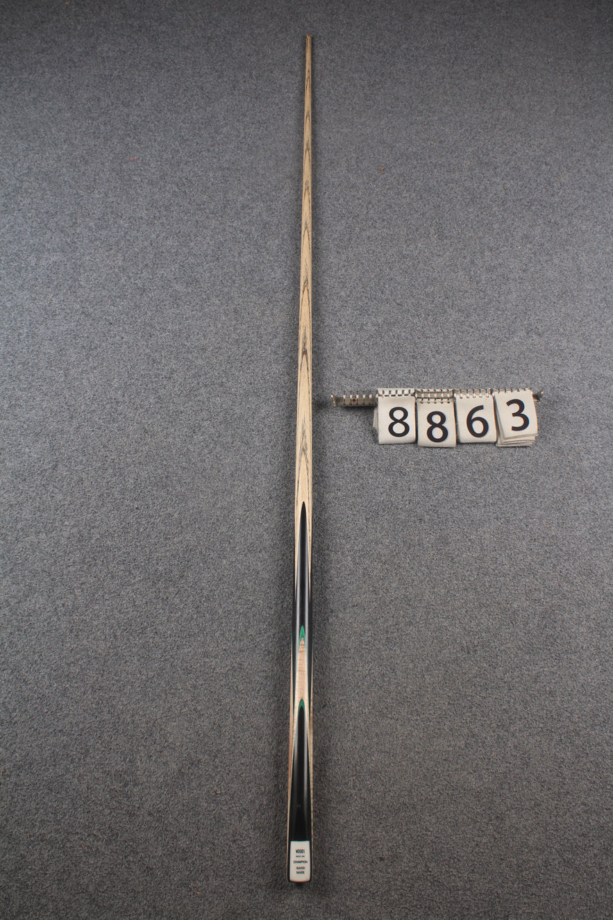 1 piece ash 60" snooker cue  #8863