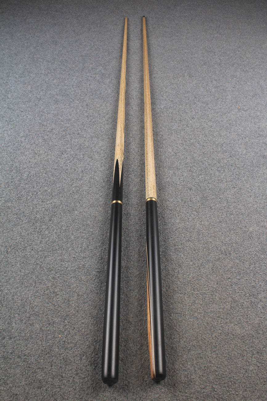 3/4 ASH english pool cue + break cue + case # 8878