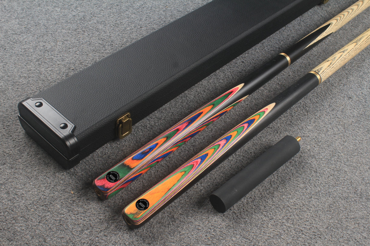 3/4 ASH english pool cue + break cue + case # 8879