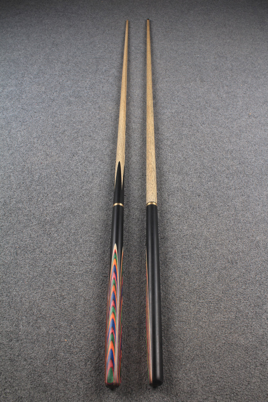 3/4 ASH english pool cue + break cue + case # 8879