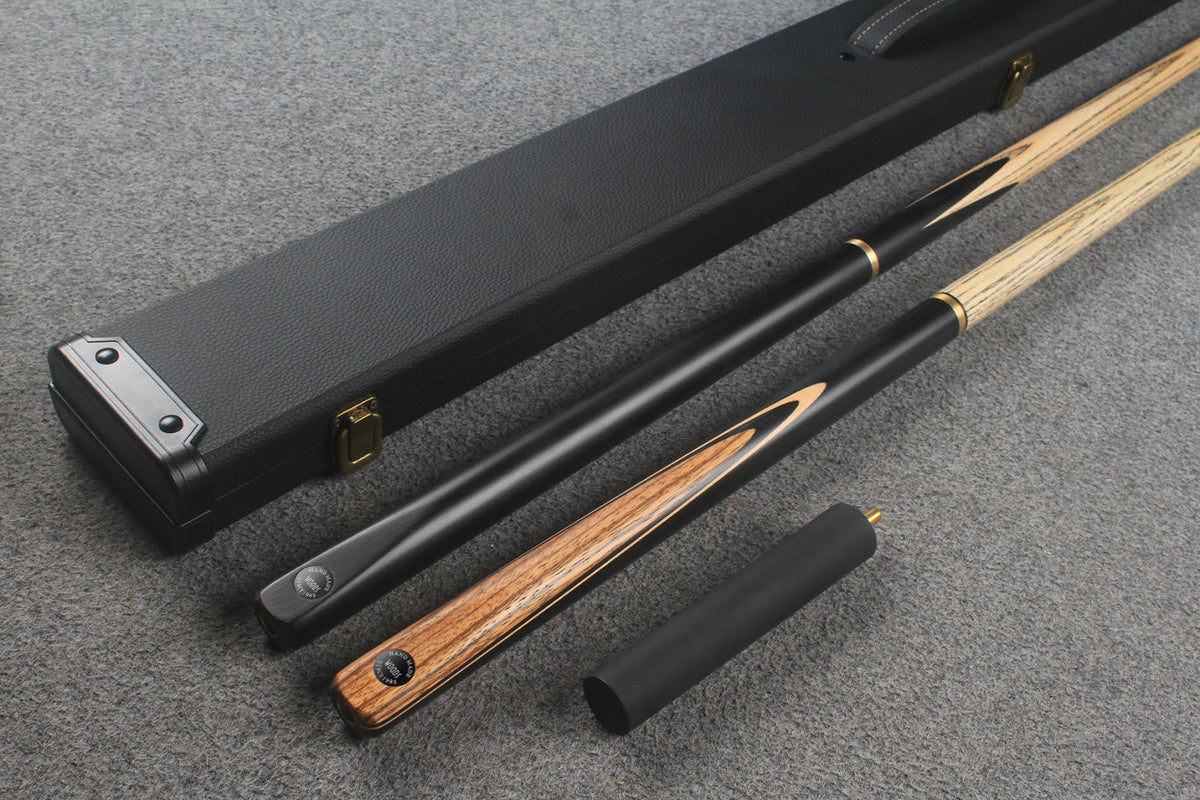 3/4 ASH english pool cue + break cue + case # 8881