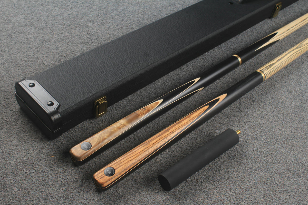 3/4 ASH english pool cue + break cue + case # 8882