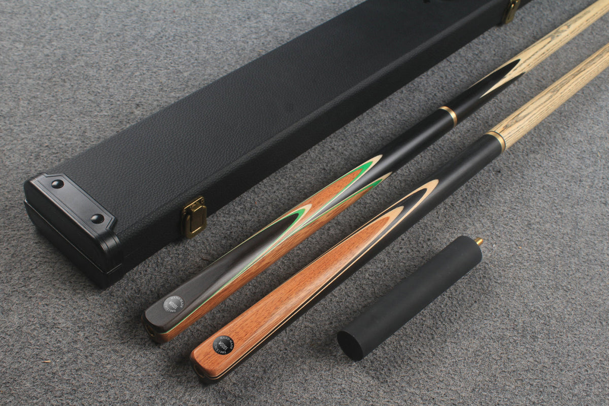 3/4 ASH english pool cue + break cue + case # 8883