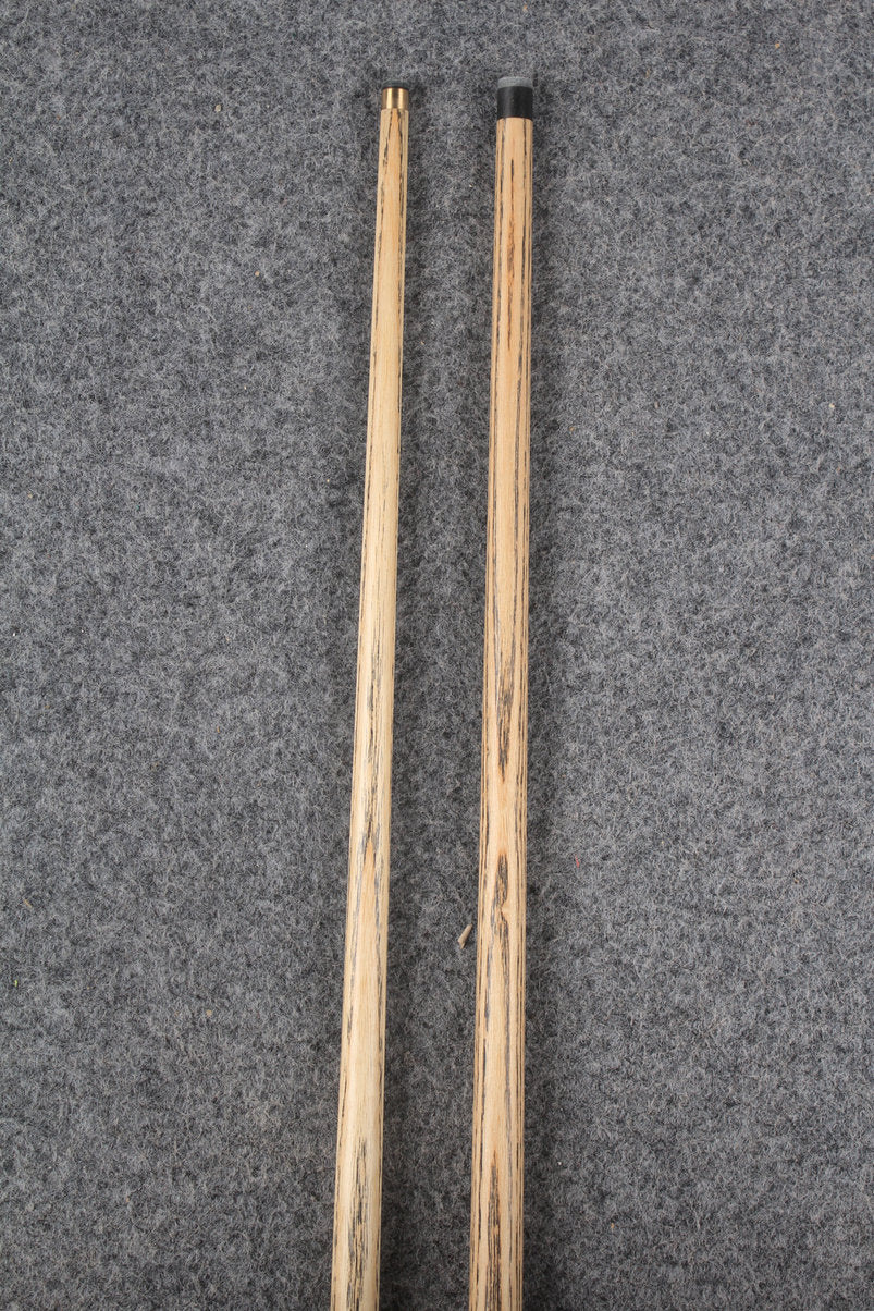 3/4 ASH english pool cue + break cue + case # 8883