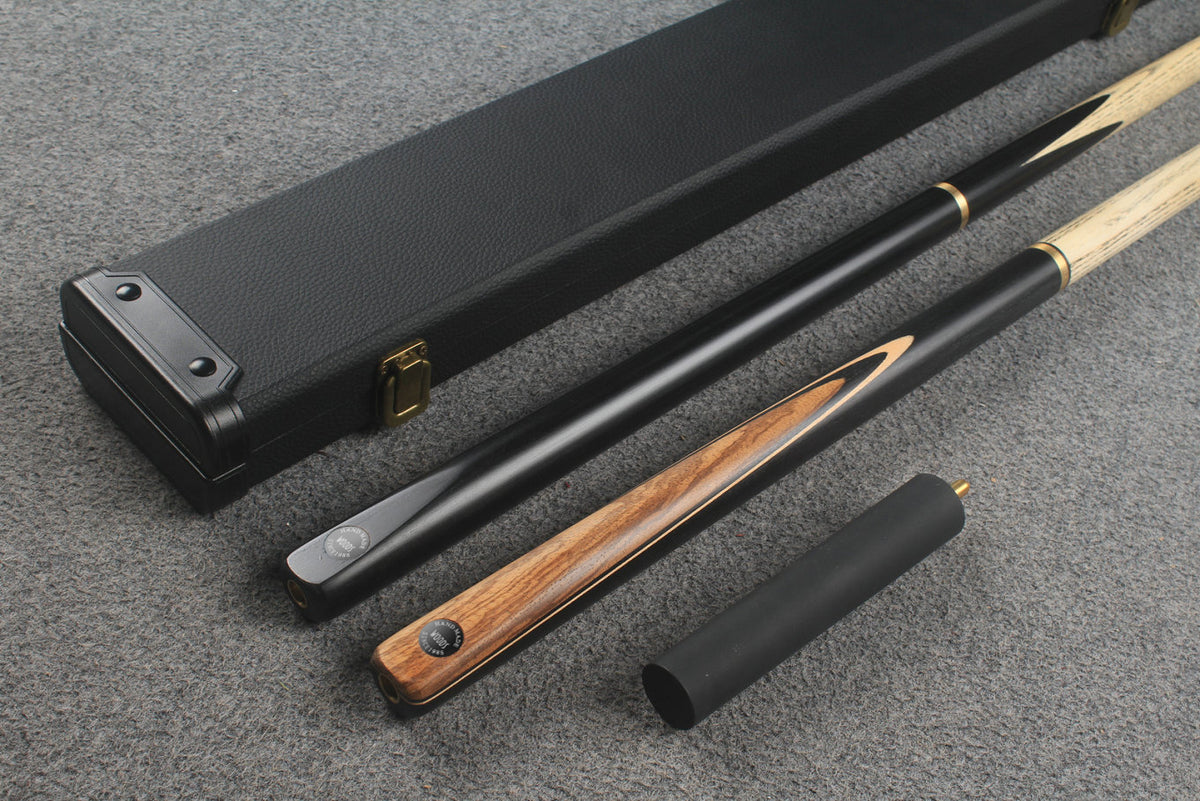 3/4 ASH english pool cue + break cue + case # 8884