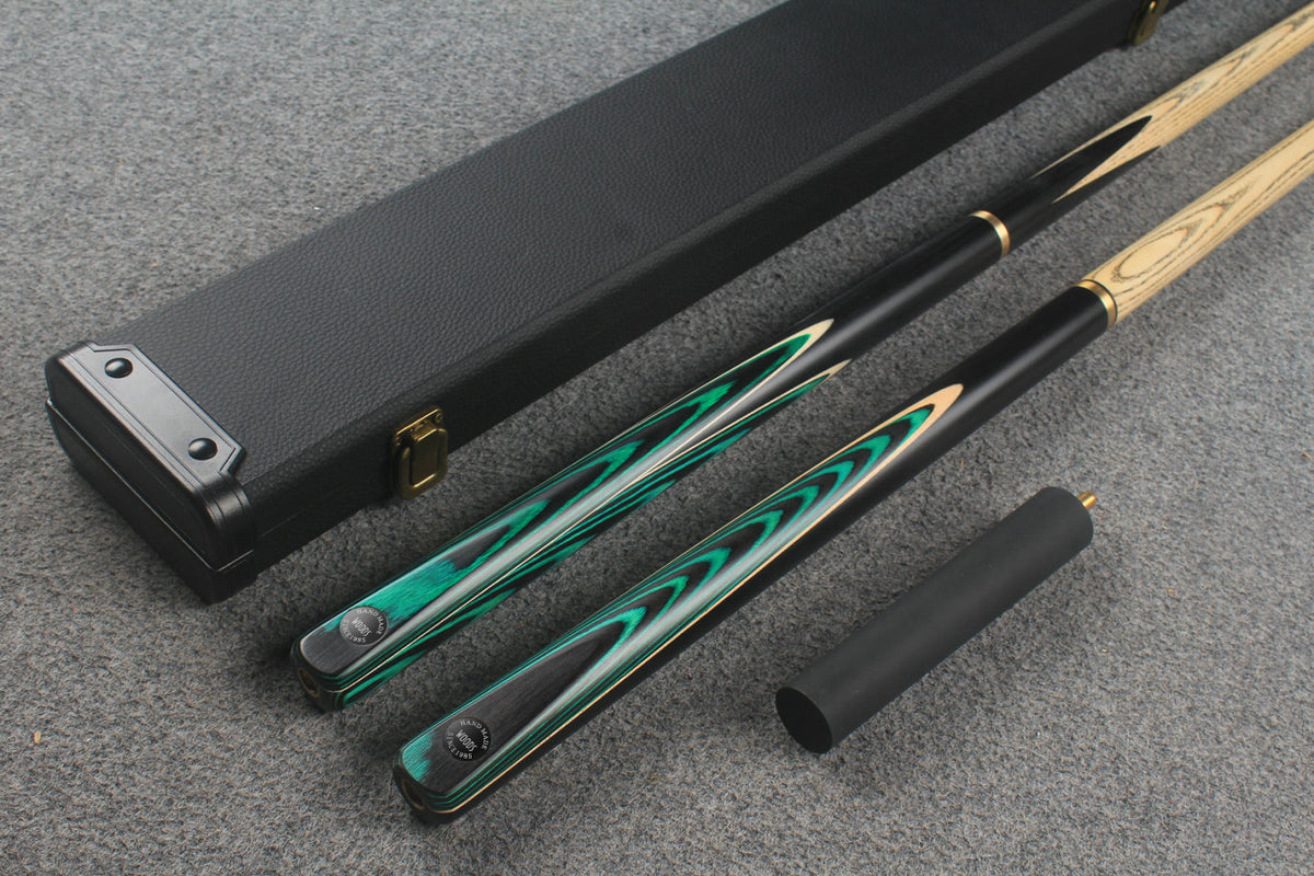 3/4 ASH english pool cue + break cue + case # 8885