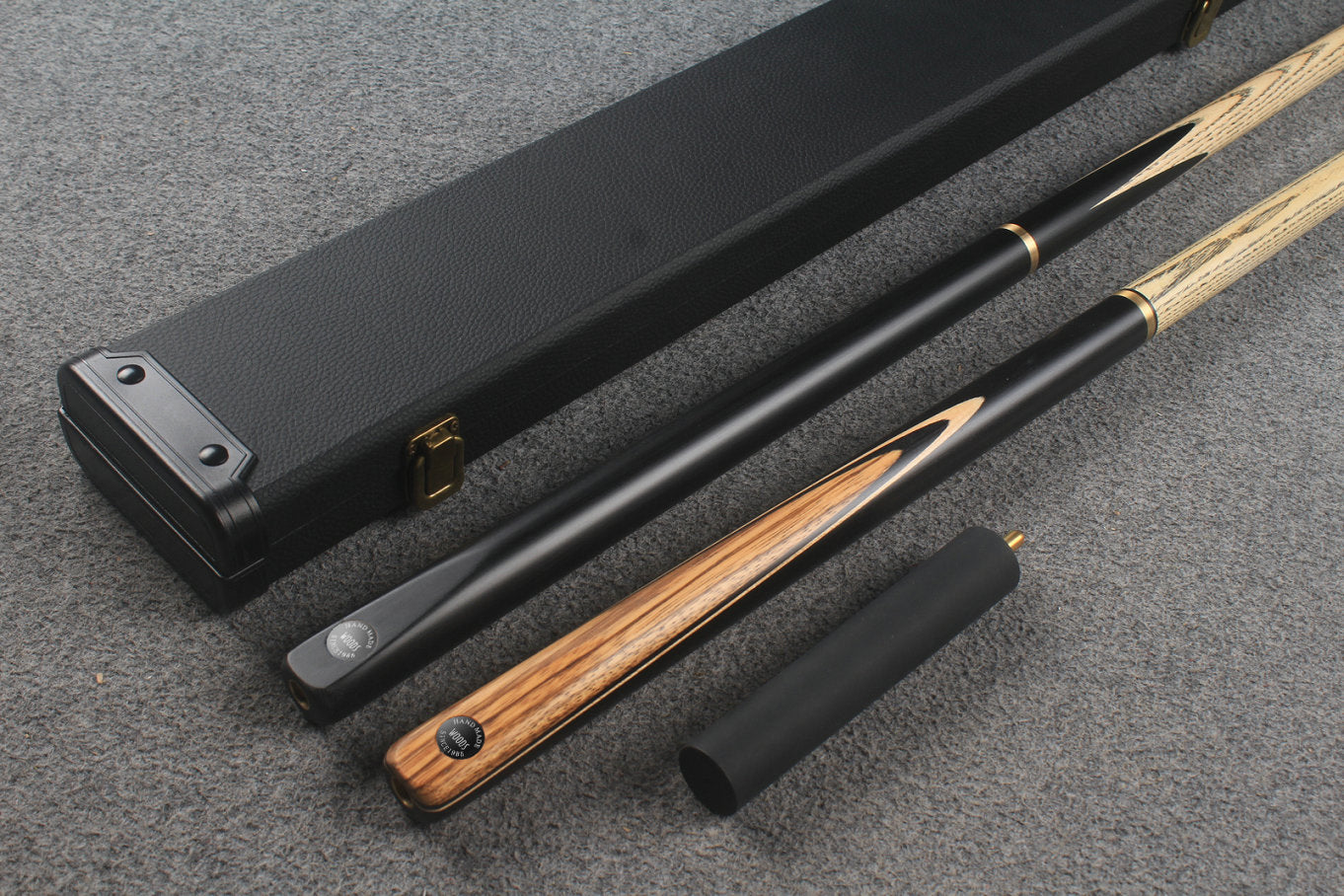 3/4 ASH english pool cue + break cue + case # 8886