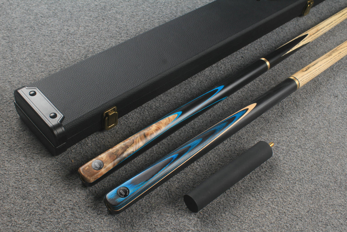 3/4 ASH english pool cue + break cue + case # 8887