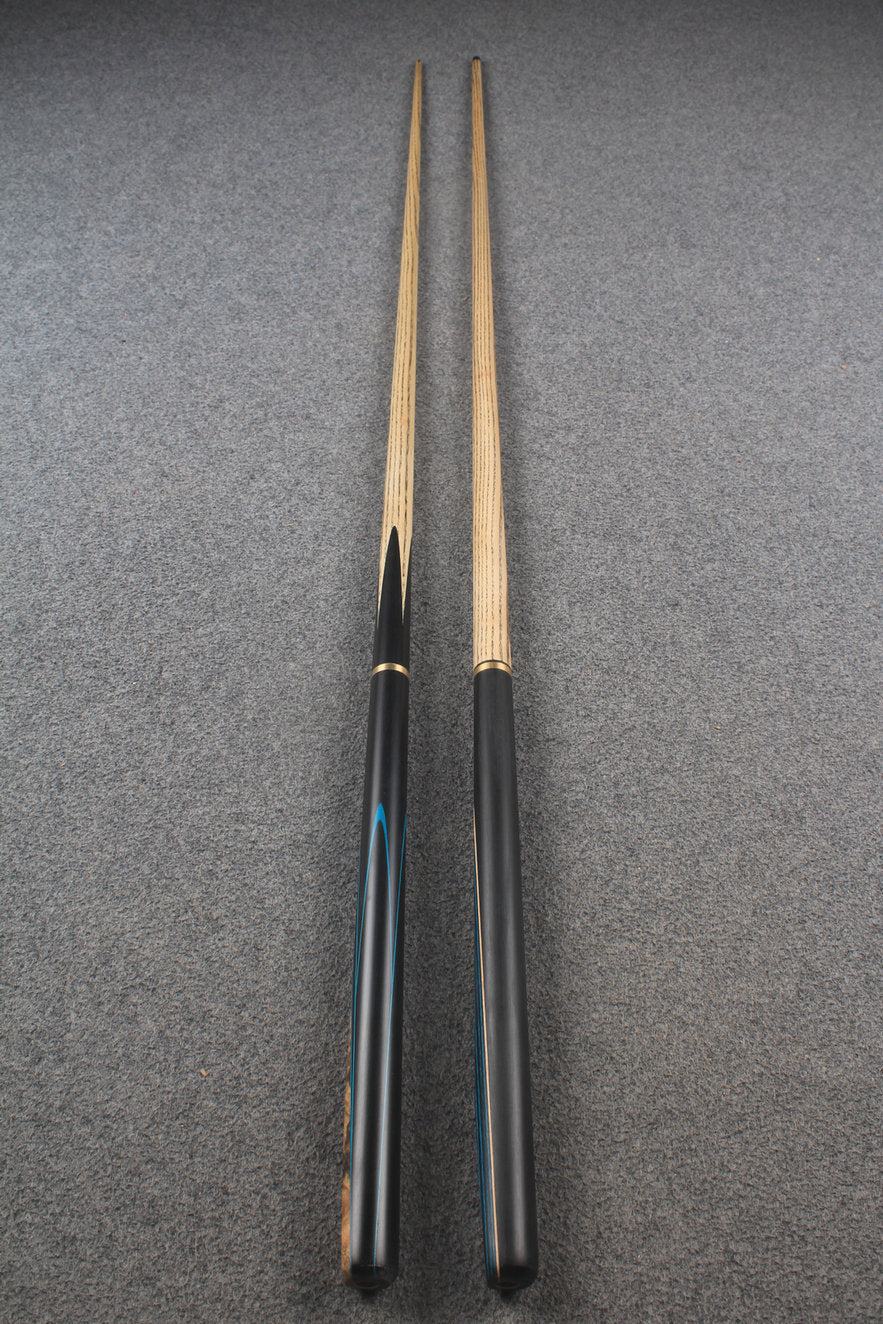 3/4 ASH english pool cue + break cue + case # 8887
