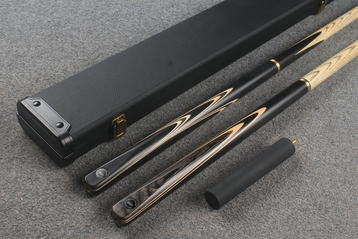 3/4 ASH english pool cue + break cue + case # 8888