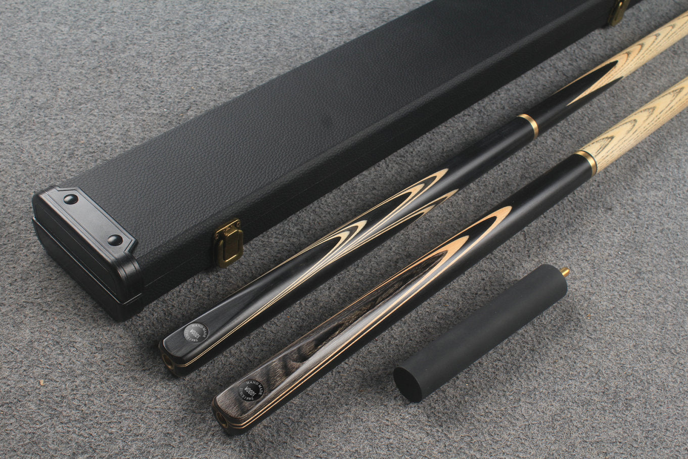 3/4 ASH english pool cue + break cue + case # 8888