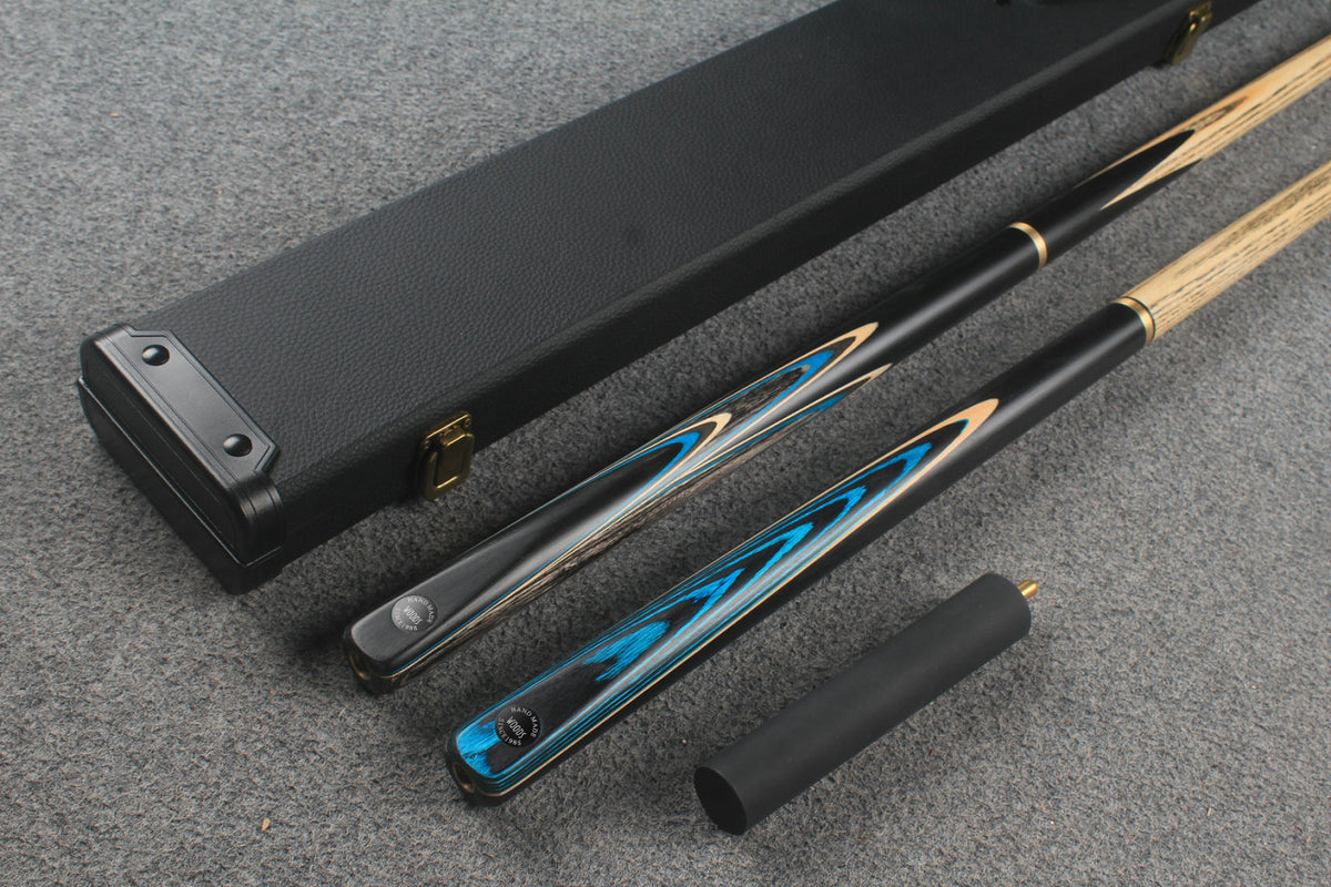 3/4 ASH english pool cue + break cue + case # 8889