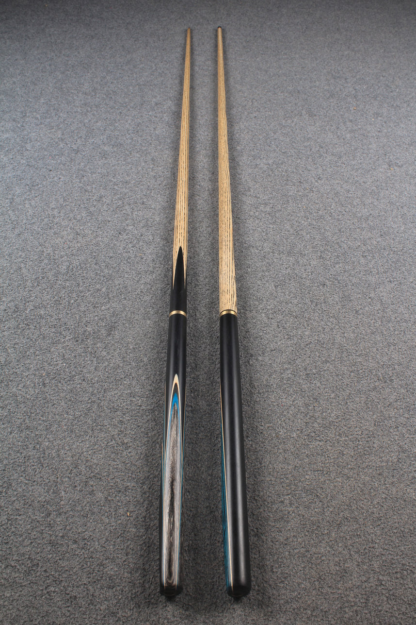 3/4 ASH english pool cue + break cue + case # 8889