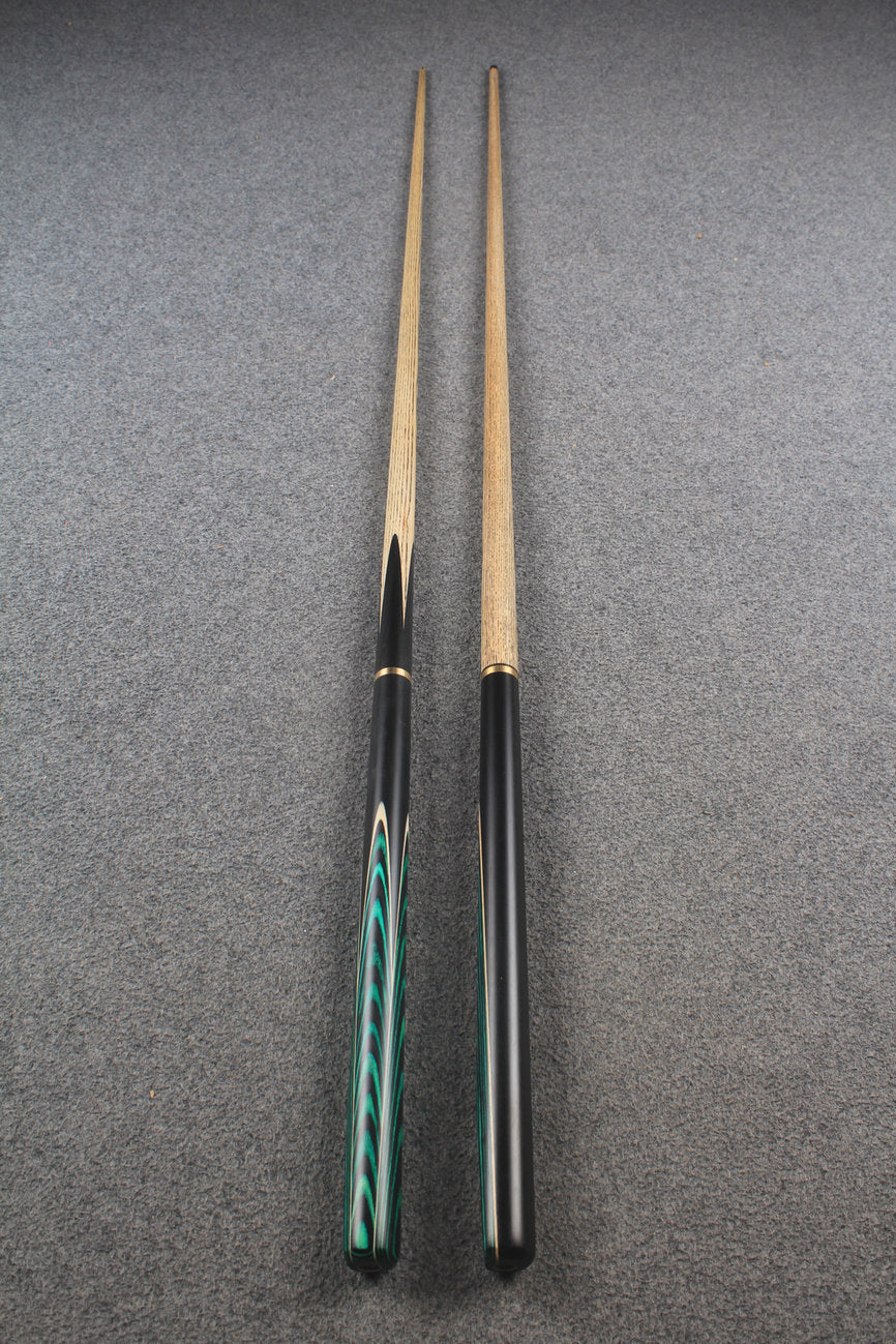 3/4 ASH english pool cue + break cue + case # 8891