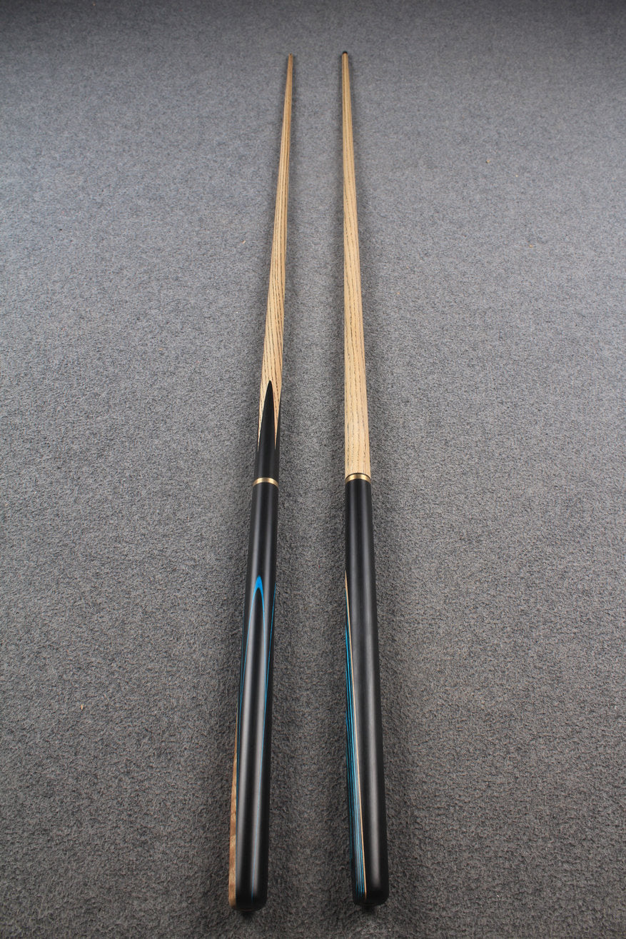 3/4 ASH english pool cue + break cue + case # 8892