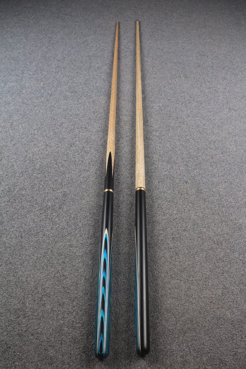 3/4 ASH english pool cue + break cue + case # 8893