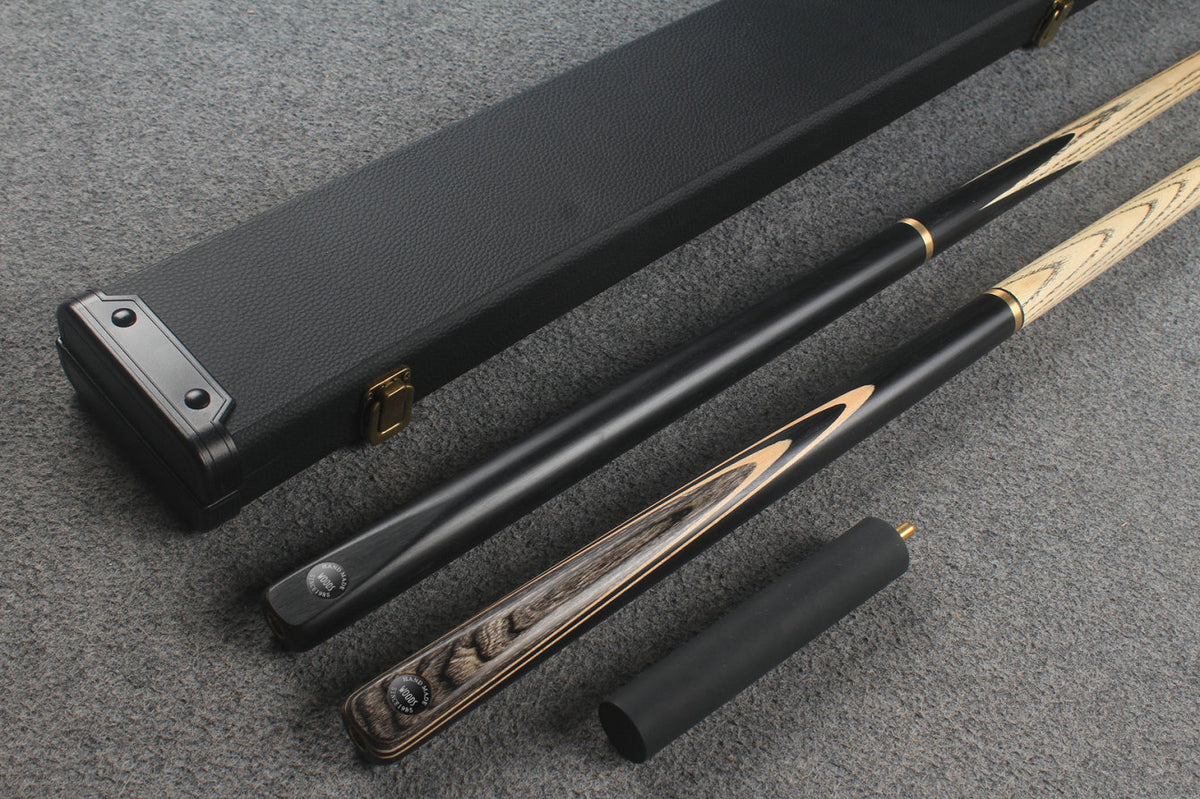 3/4 ASH english pool cue + break cue + case # 8896