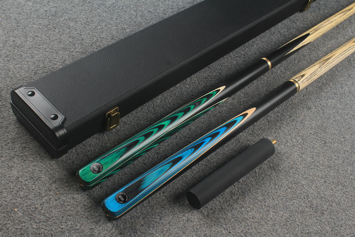 3/4 ASH english pool cue + break cue + case # 8897