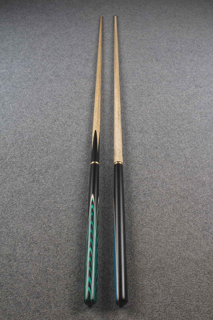 3/4 ASH english pool cue + break cue + case # 8897