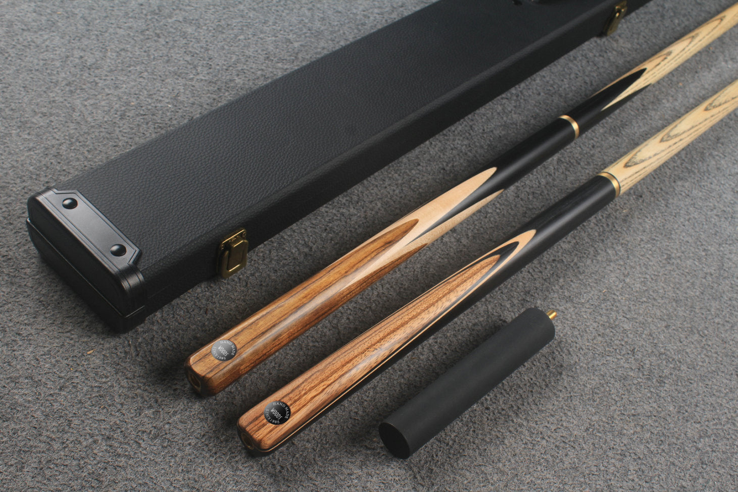 3/4 ASH english pool cue + break cue + case # 8898
