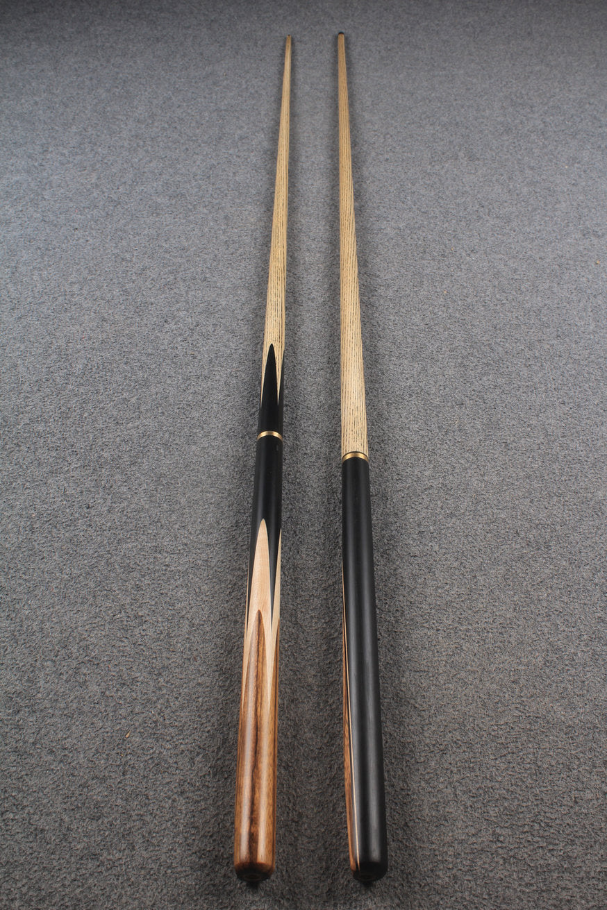3/4 ASH english pool cue + break cue + case # 8898