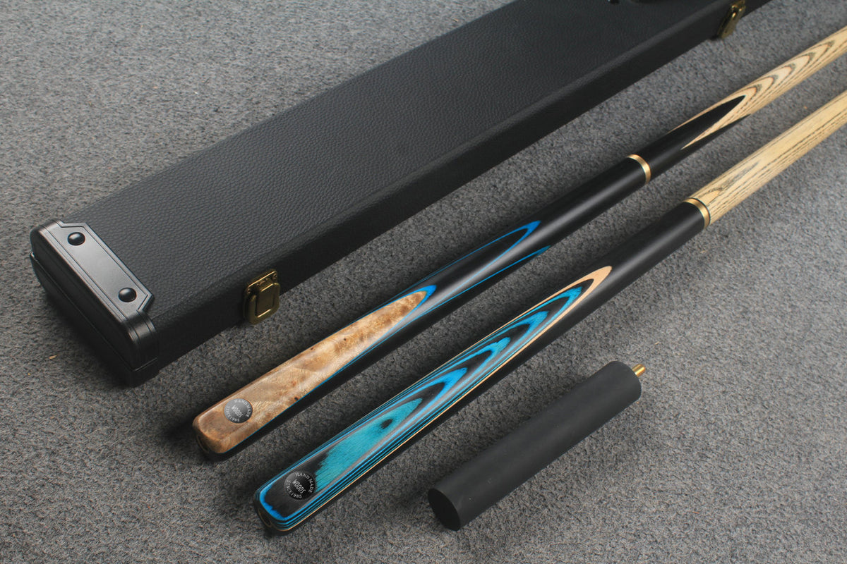 3/4 ASH english pool cue + break cue + case # 8899