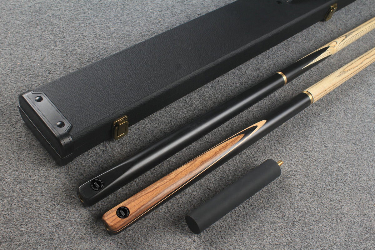3/4 ASH english pool cue + break cue + case # 8900