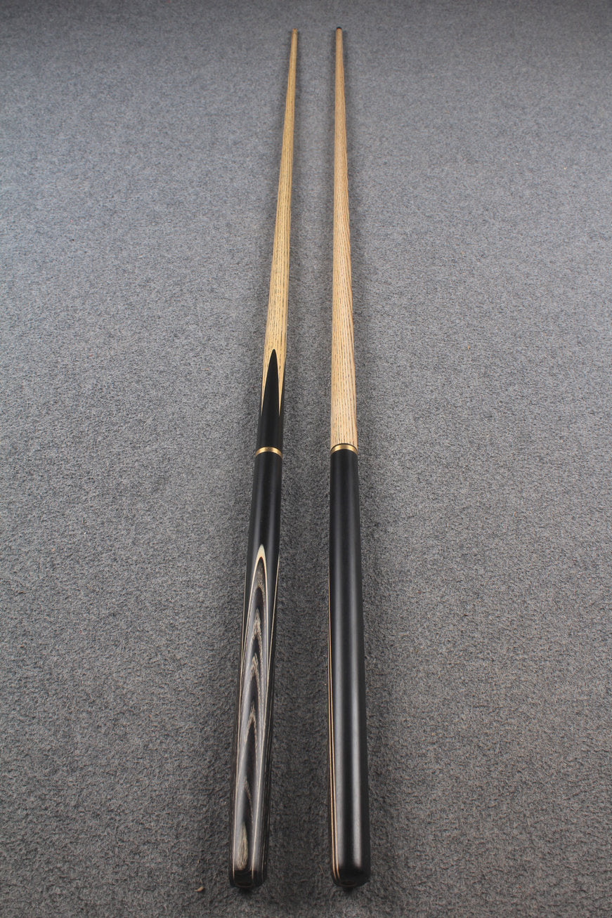 3/4 ASH english pool cue + break cue + case # 8901