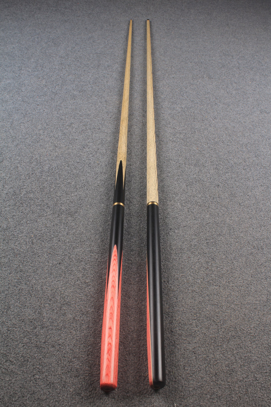 3/4 ASH english pool cue + break cue + case # 8904