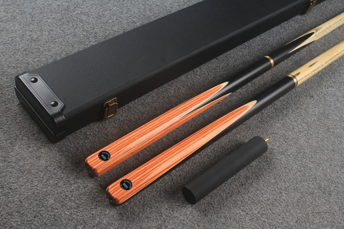 3/4 ASH english pool cue + break cue + case # 8905