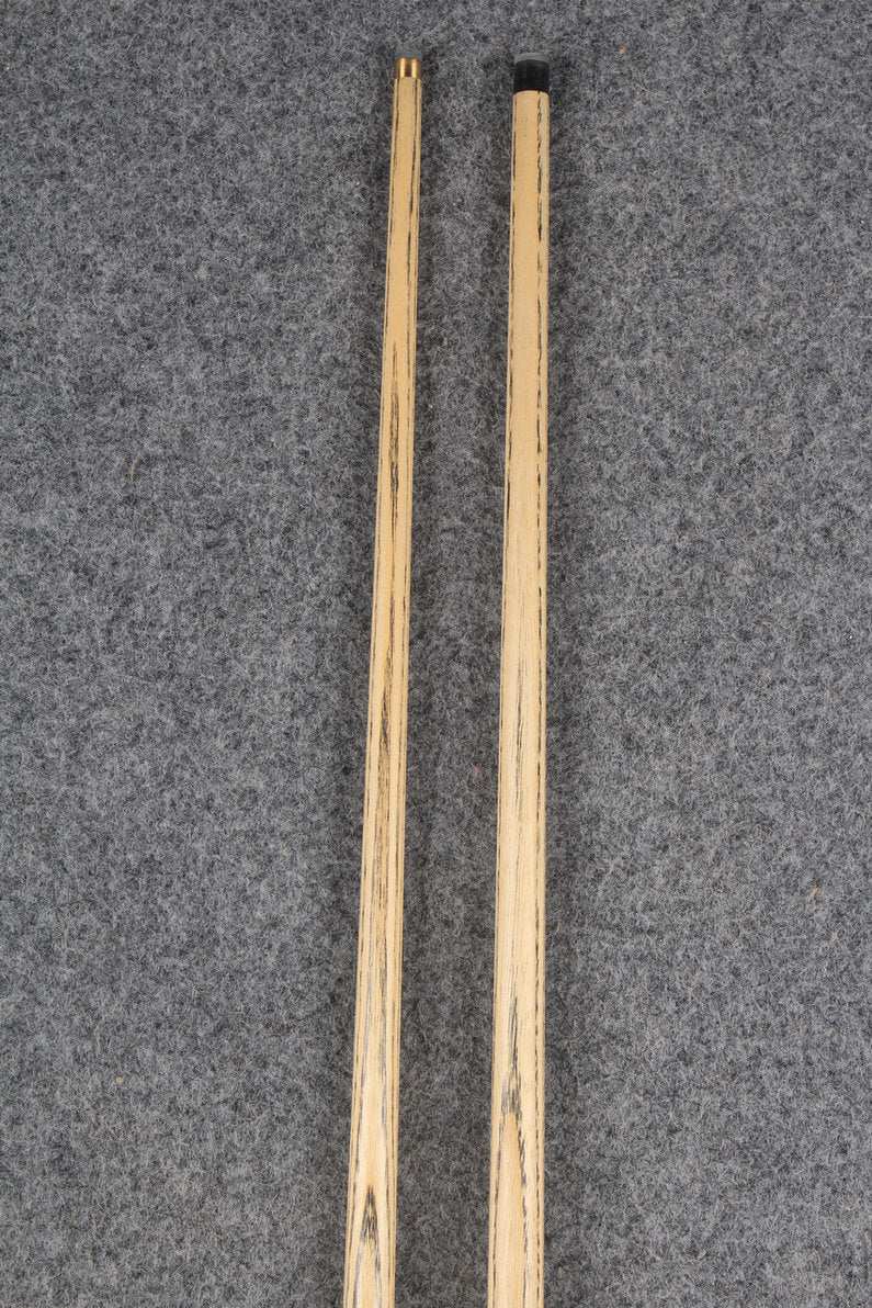 3/4 ASH english pool cue + break cue + case # 8907 WOODS CUES