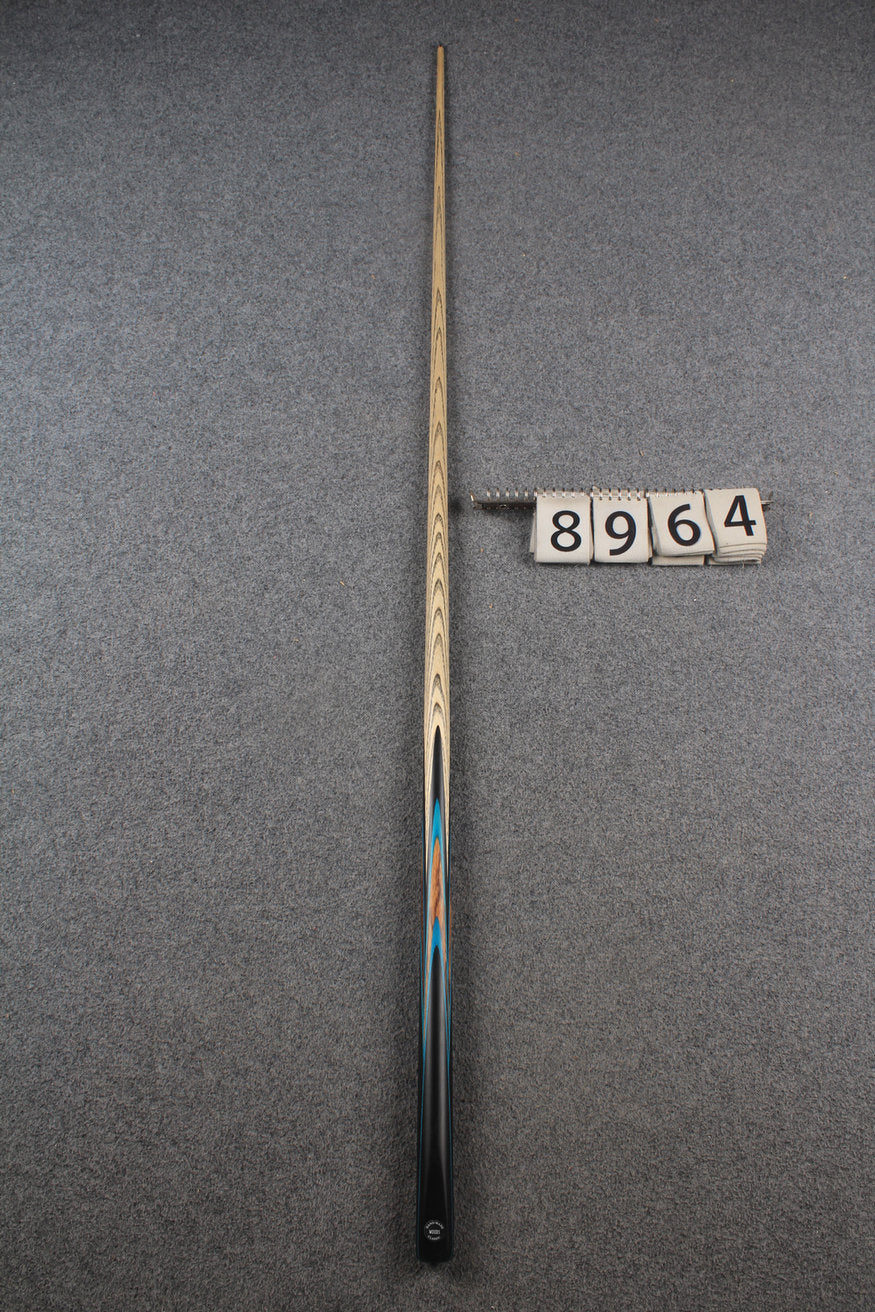 1 piece ash english pool cue  #8964 WOODS CUES