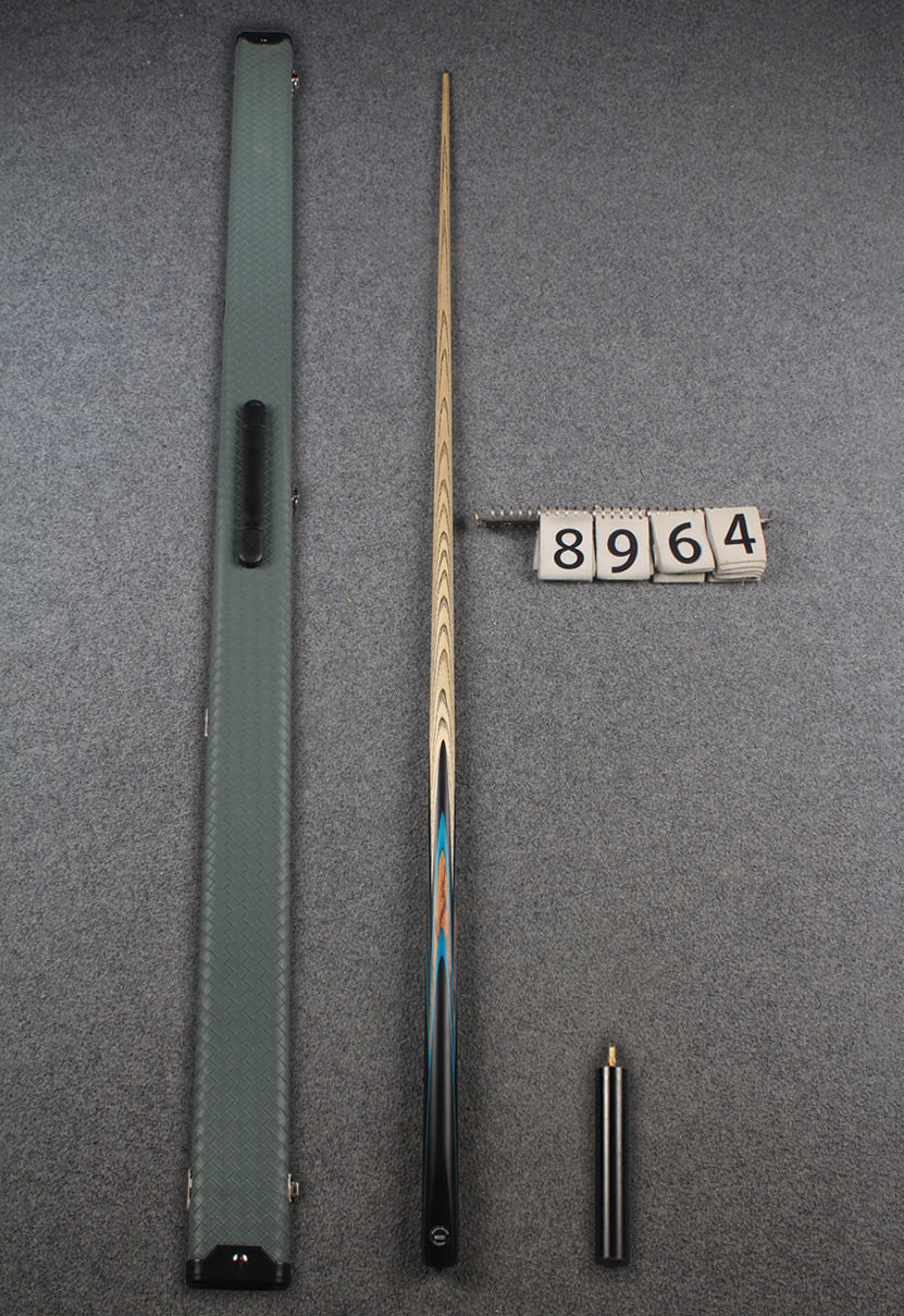 1 piece ash english pool cue  #8964 WOODS CUES