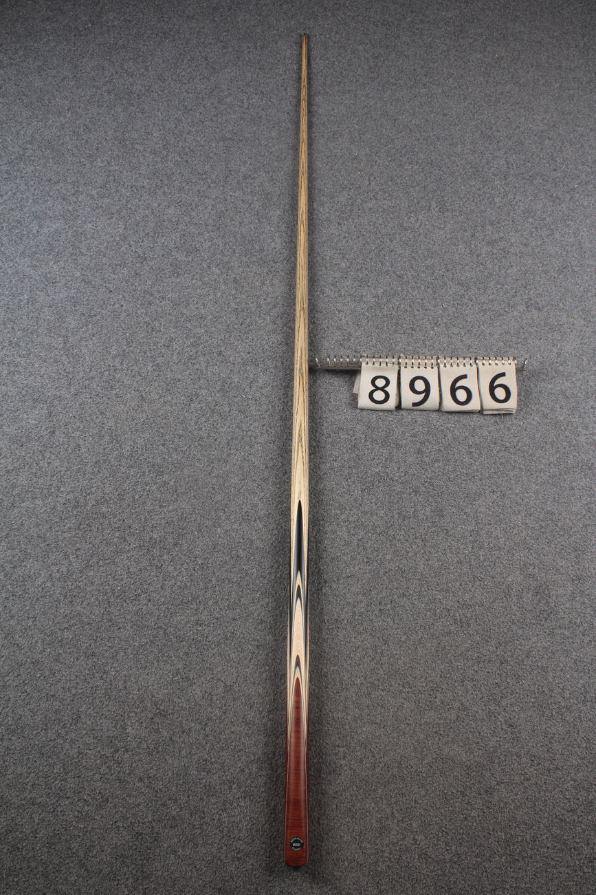 1 piece ash english pool cue  #8966 WOODS CUES