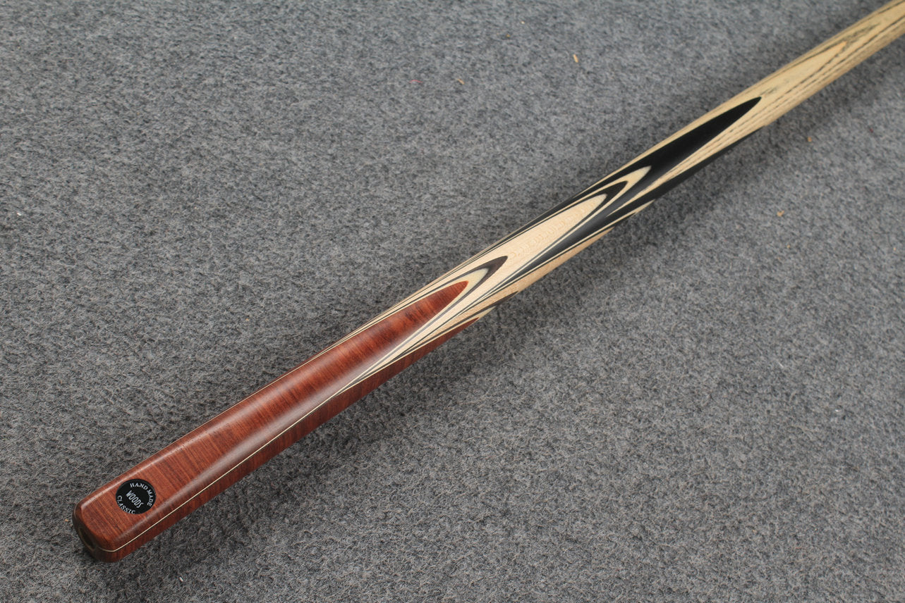 1 piece ash english pool cue  #8966 WOODS CUES
