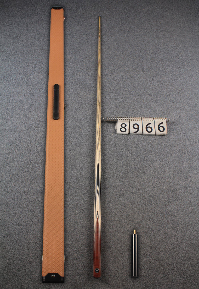 1 piece ash english pool cue  #8966 WOODS CUES