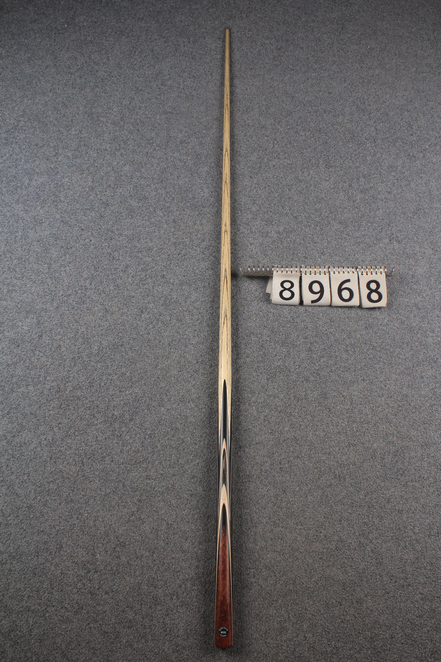 1 piece ash english pool cue  #8968 WOODS CUES