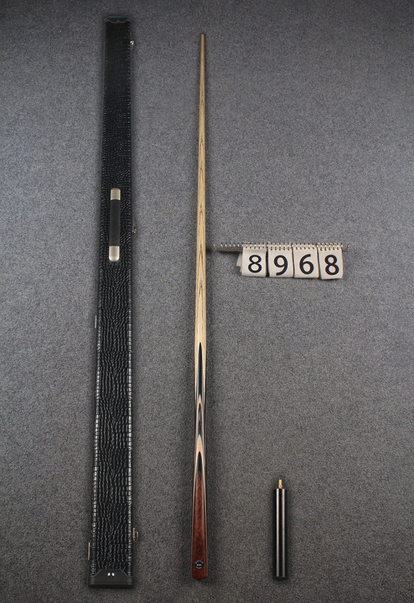 1 piece ash english pool cue  #8968 WOODS CUES